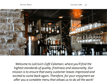 Tablet Screenshot of cafecalamari.com